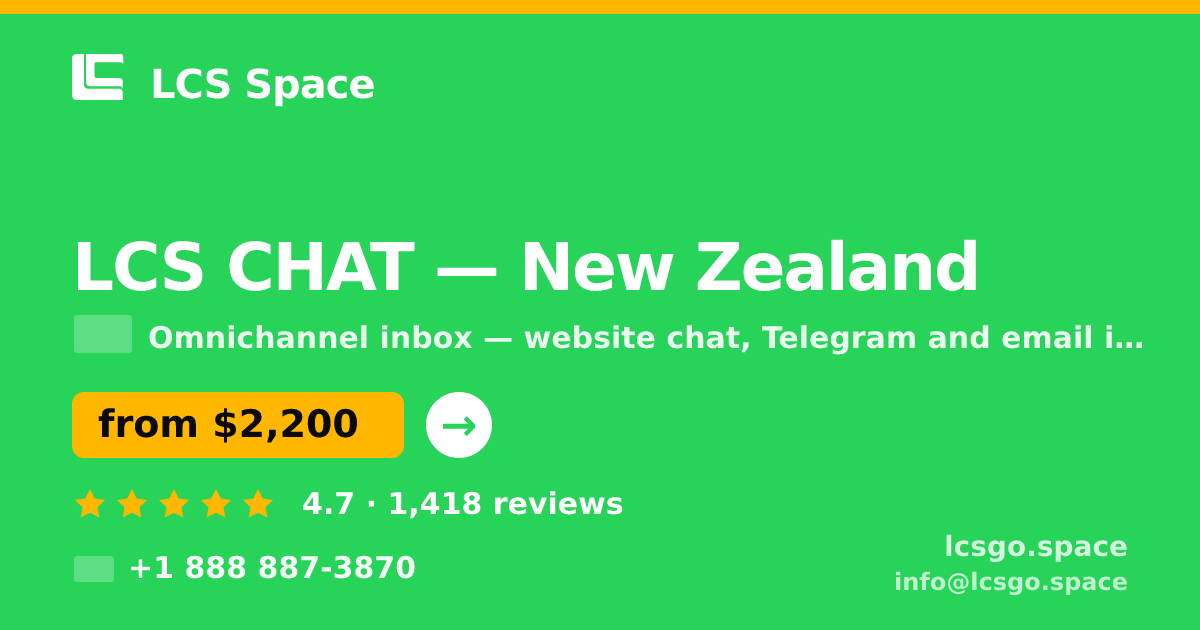 LCS CHAT in Christchurch — from $1,900/mo, rated 5/5 by 3288 clients. LCS Space.