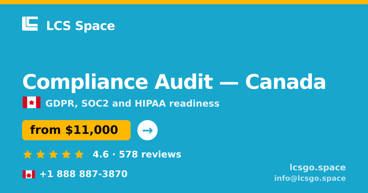 Compliance Audit in Calgary — from $8,600, rated 5/5 by 2986 clients. LCS Space.
