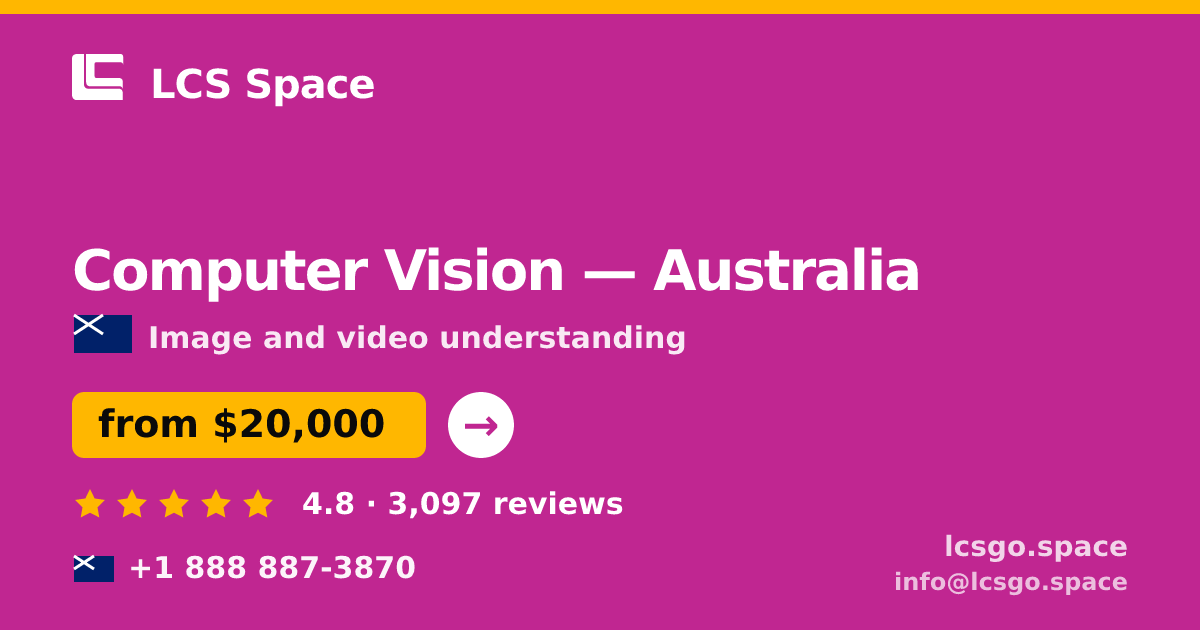 Computer Vision in Perth — from $15,000, rated 4.9/5 by 3233 clients. LCS Space.