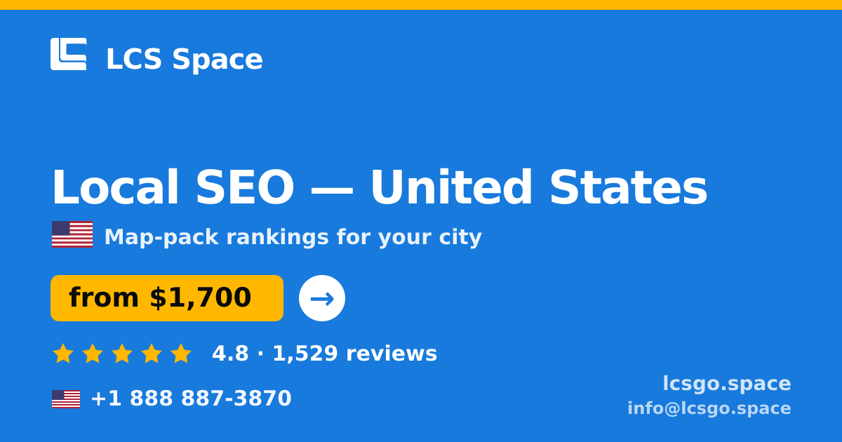 Local SEO in Charlotte — from $1,400/mo, rated 4.6/5 by 2680 clients. LCS Space.
