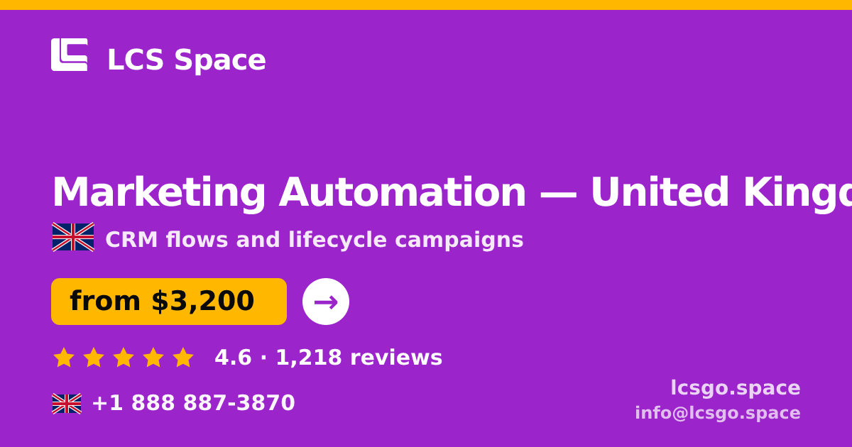 Marketing Automation in Liverpool — from $2,600/mo, rated 4.9/5 by 2473 clients. LCS Space.
