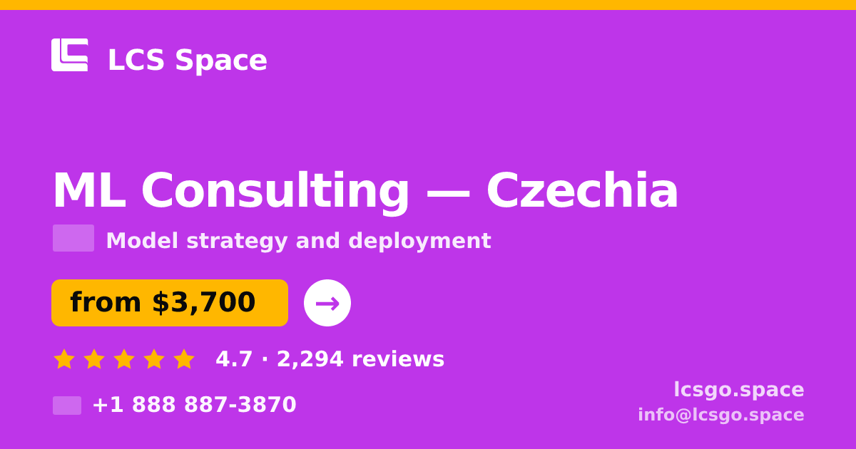 ML Consulting in Czechia — from $3,700, rated 4.7/5 by 2294 clients. LCS Space.