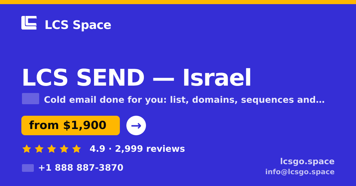 LCS SEND in Jerusalem — from $1,700/mo, rated 4.8/5 by 2994 clients. LCS Space.