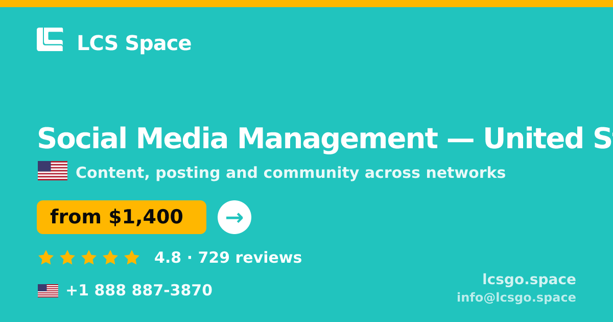 Social Media Management in San Diego — from $1,600/mo, rated 4.9/5 by 637 clients. LCS Space.