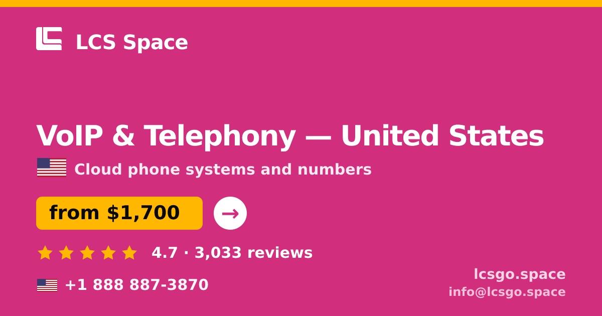 VoIP & Telephony in Boston — from $1,900/mo, rated 4.7/5 by 3435 clients. LCS Space.